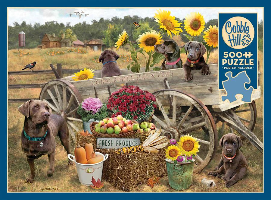 Cobble HIll CHOC WAGON 500 Piece Puzzle