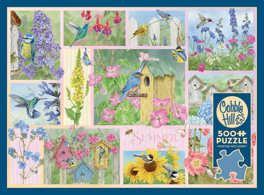 Cobble Hill Garden Birds in Summer | 500 Piece