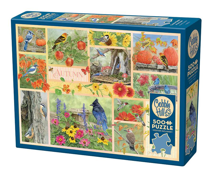 Cobble Hill Garden Birds in Autumn | 500 Piece