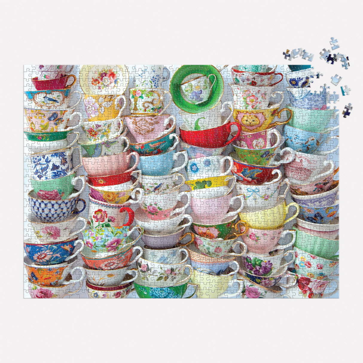Galison - Teacups 1000 Piece Puzzle