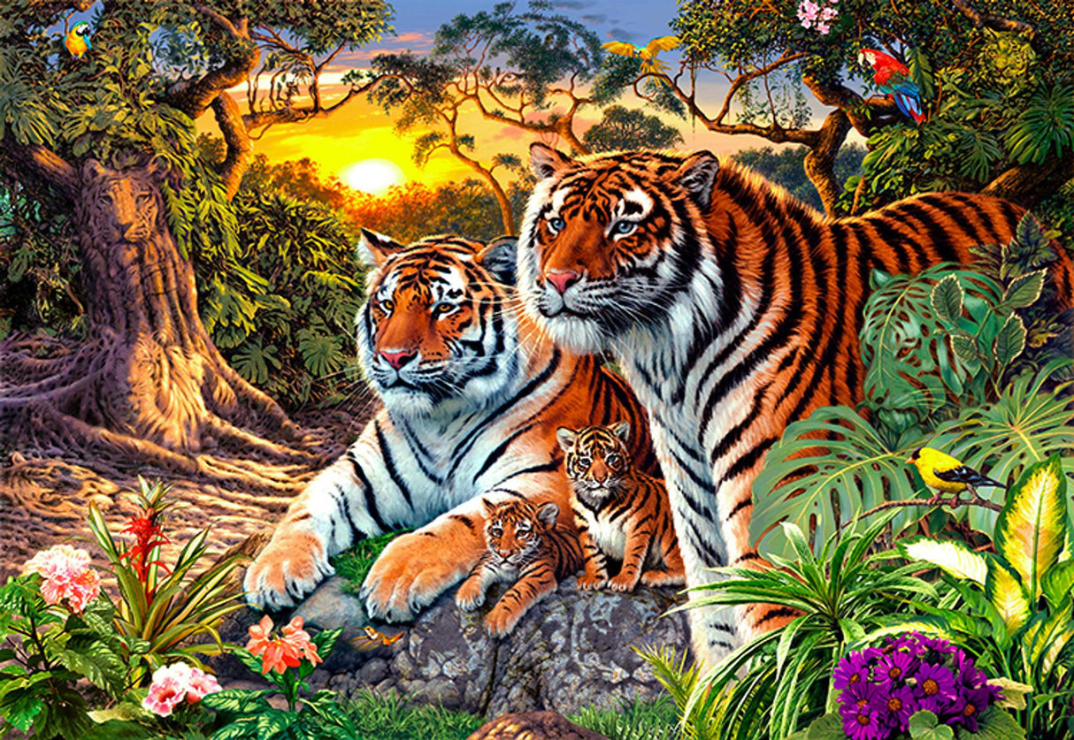 Springbok Hidden Tigers 400 Piece Jigsaw Puzzle