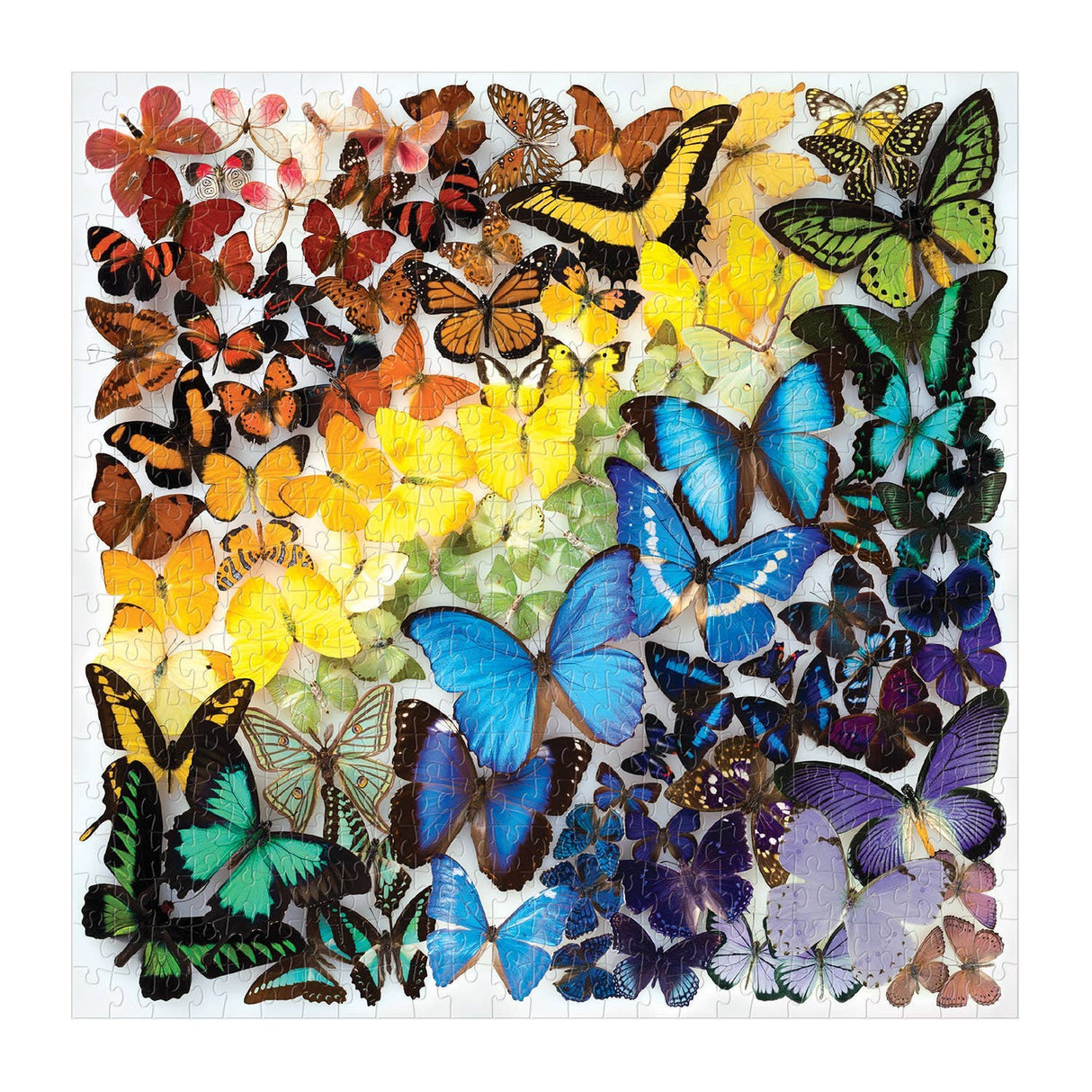 Galison - Rainbow Butterflies 500 Piece Puzzle
