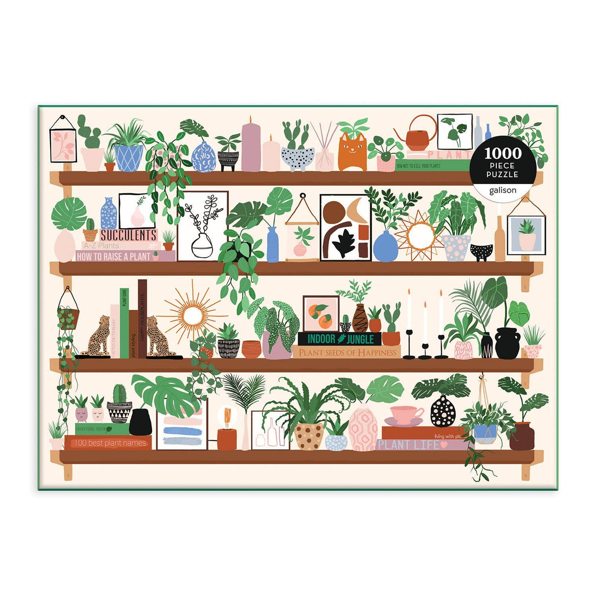 Galison - Plant Shelfie 1000 Piece Puzzle
