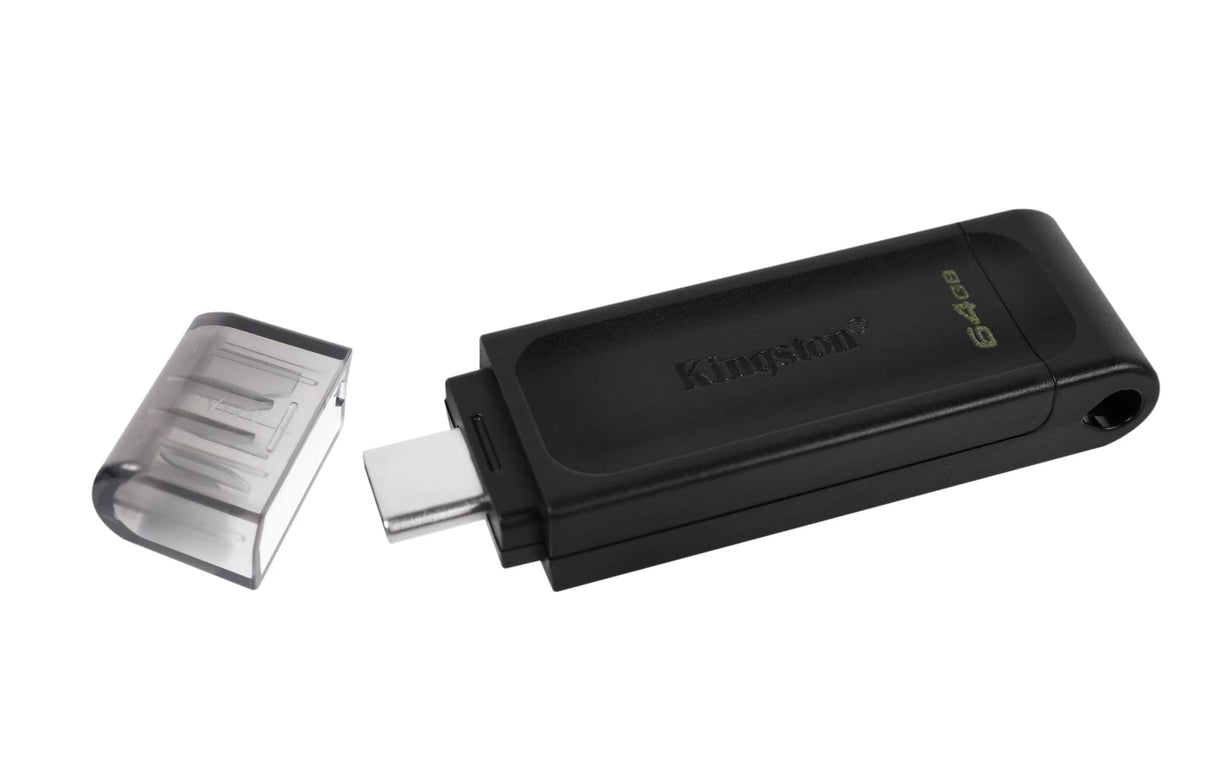 KINGSTON 64GB DATATRAVELER 70 USB-C FLASH DRIVE