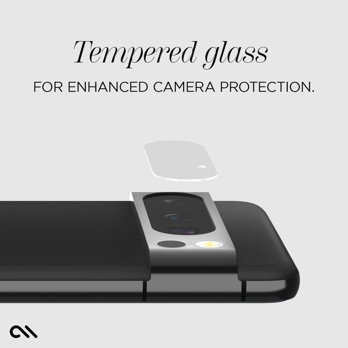 Case-mate - Rear Camera Lens Glass Protector For Google Pixel 8 Pro - Clear