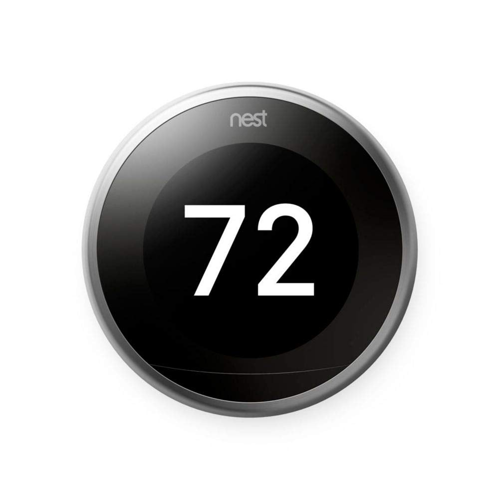 NEST - LEARNING THERMOSTAT - 3RD GENERATION - STAINLESS STEEL