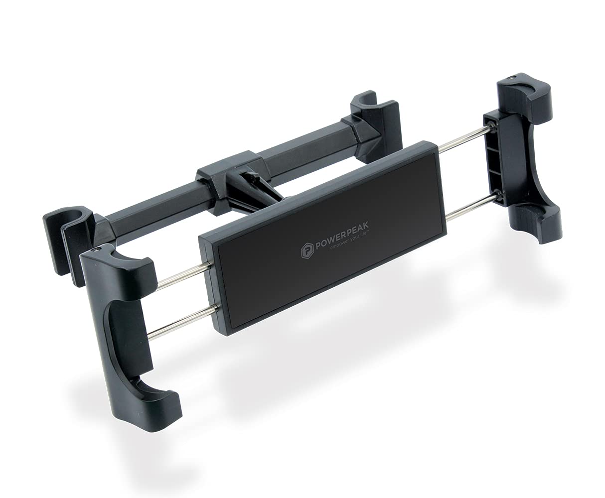 POWERPEAK PROMOUNT CAR HEADREST FOR TABLETS {5.25" TO 12" IN