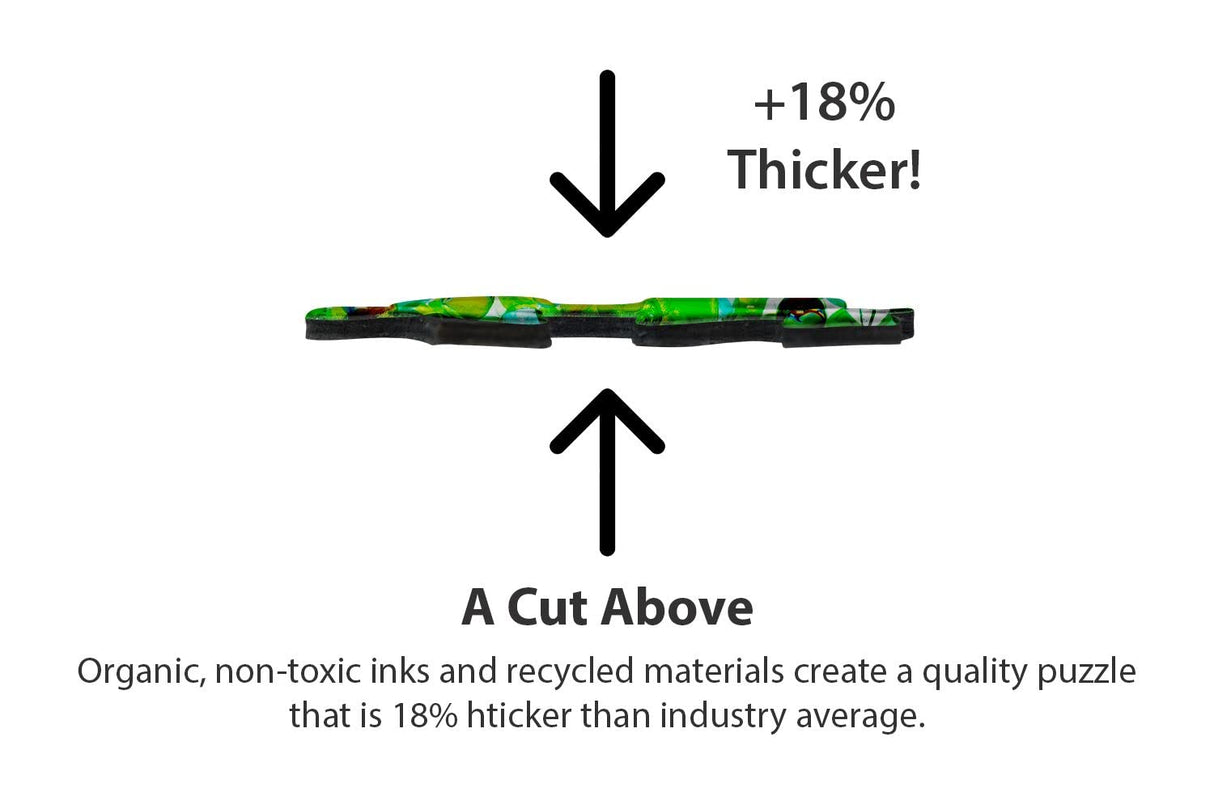 Springbok 500 Piece Round Jigsaw Puzzle Illuminated Marbles