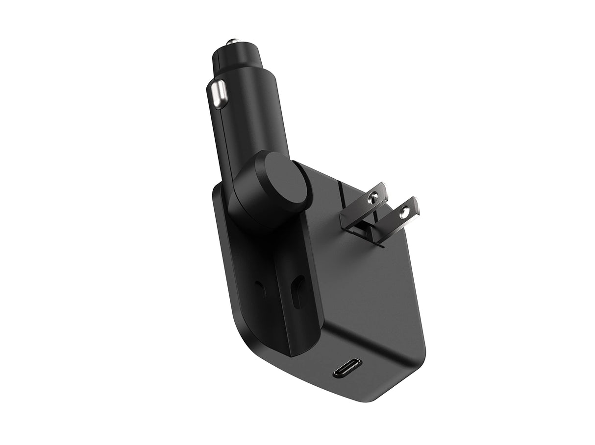 SCOSCHE UNIVERSAL 2-IN-1 USB-C POWER DELIVERY CHARGER - BLACK