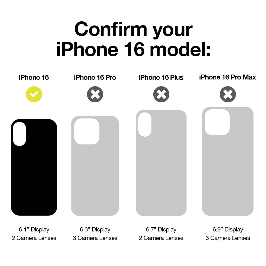 Incase - Icon Magsafe Case For Apple Iphone 16 - Obisidian