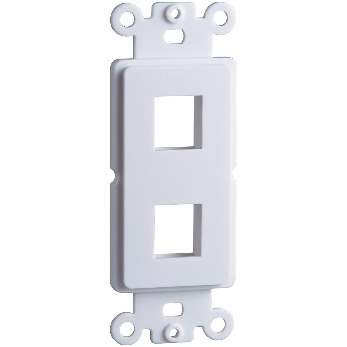 2 PORT DECOR INSERT WHITE