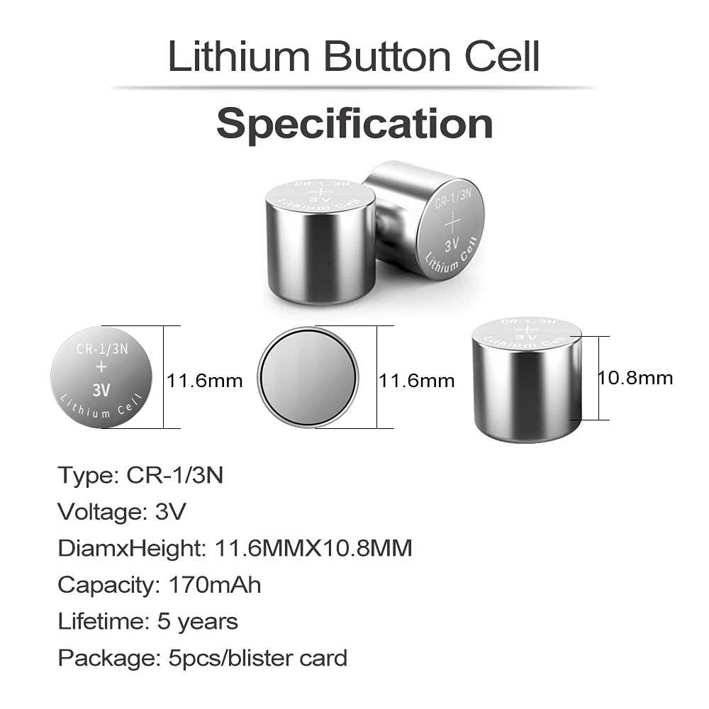 PGSONIC CR1/3N Battery (Single Battery)