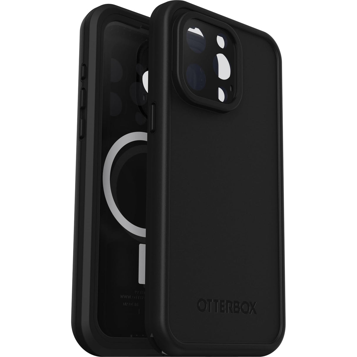 Otterbox - Fre Magsafe Case For Apple Iphone 15 Pro Max - Black