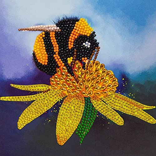 Crystal Art Card Kit: Bumblebee