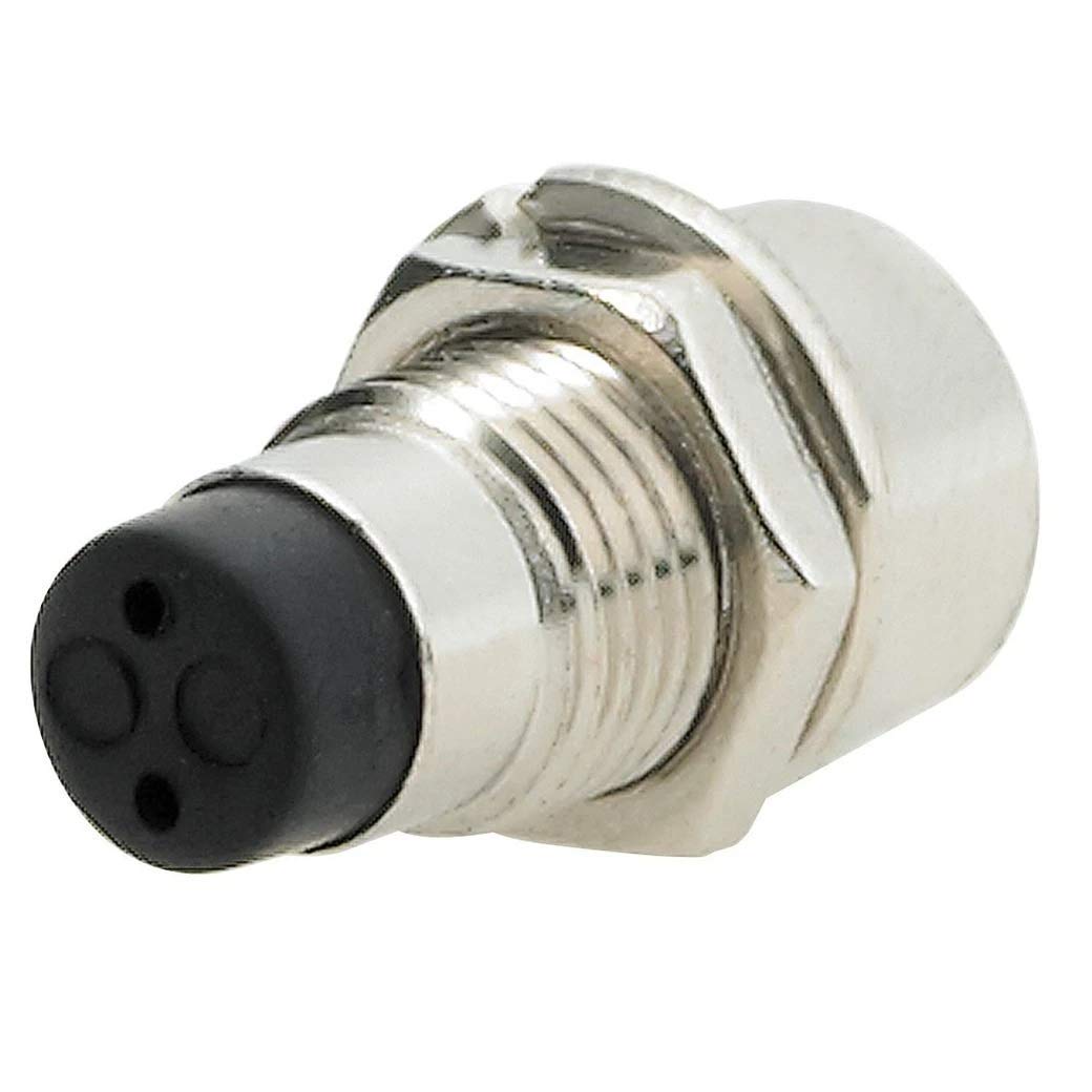 CHROME PANEL-MOUNT LED HOLDERS (2-PACK)