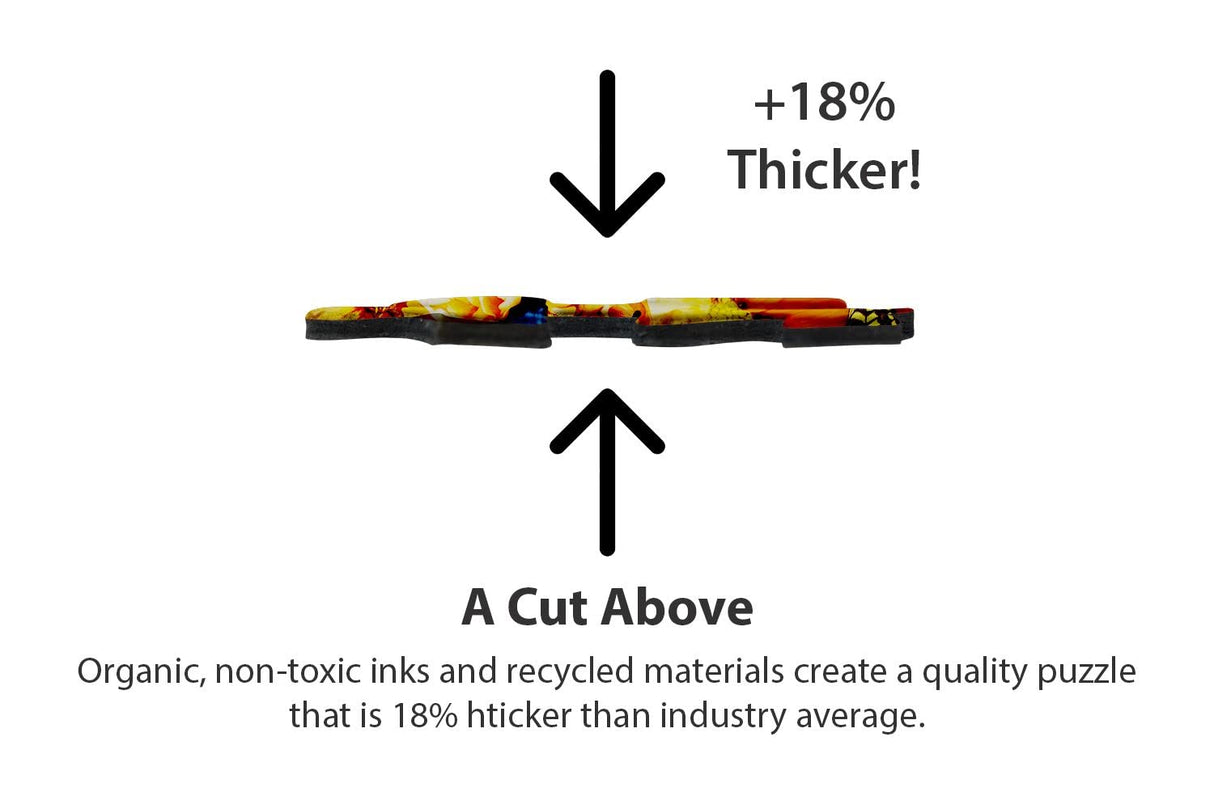 Springbok 500 Piece Round Jigsaw Puzzle Colorful Bloom