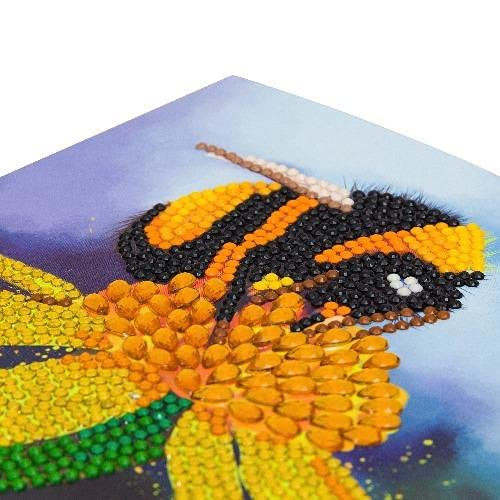 Crystal Art Card Kit: Bumblebee
