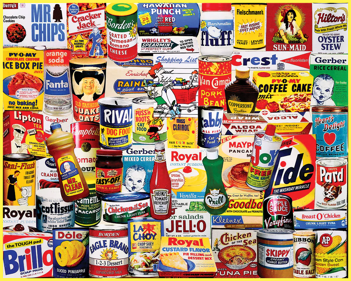 White Mountain Puzzles - Mom's Shopping List - 1000 Piece Jigsaw Puzzle