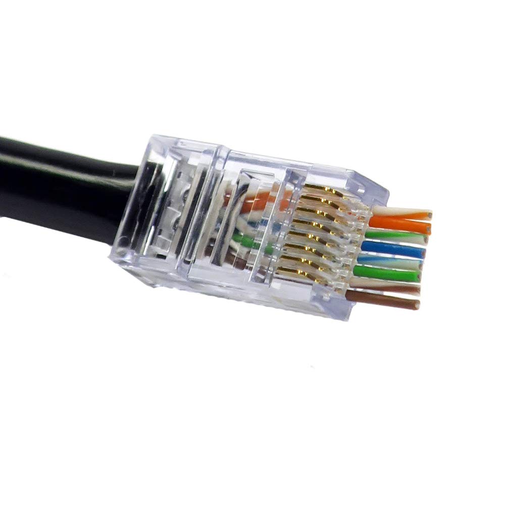 Platinum Tools EZ-RJ45 CAT6 Connectors, Single