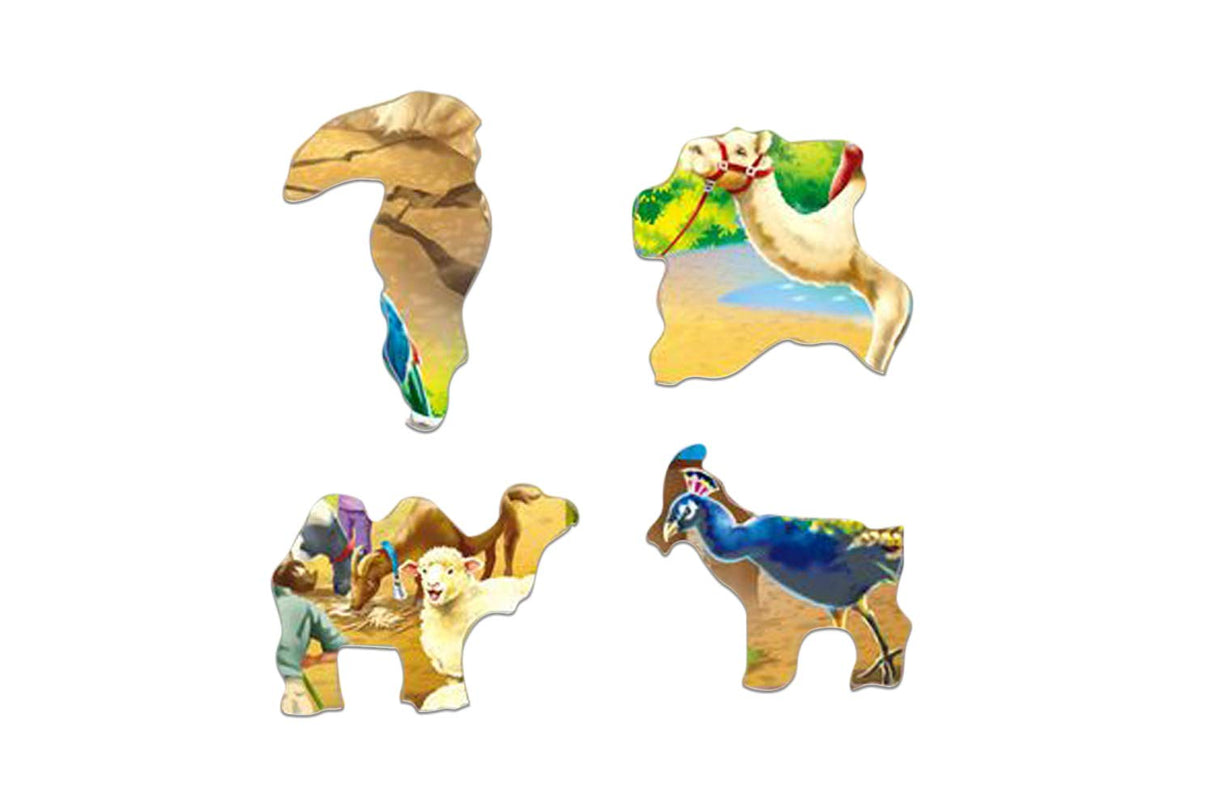 Larsen Puzzles Zoo Animals 48 Piece Children'S Jigsaw Puzzle