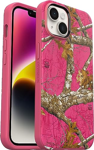 Otterbox - Symmetry Plus Graphics Case For Apple Iphone 14 / 13 - REALTREE Flamingo Pink