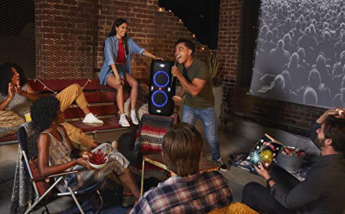 JBL PartyBox Mic 100: Wired Dynamic Vocal Mic with Cable, Quality Performance, Wire mesh Cap with windscreen, Easy to use, Cardioid Polar Pattern, Premium Industrial Design (Black)