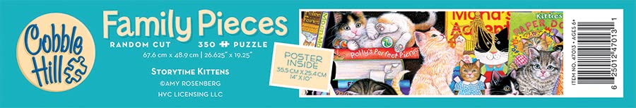 Cobble Hill - Storytime Kittens - Family Piece's 350 Puzzle