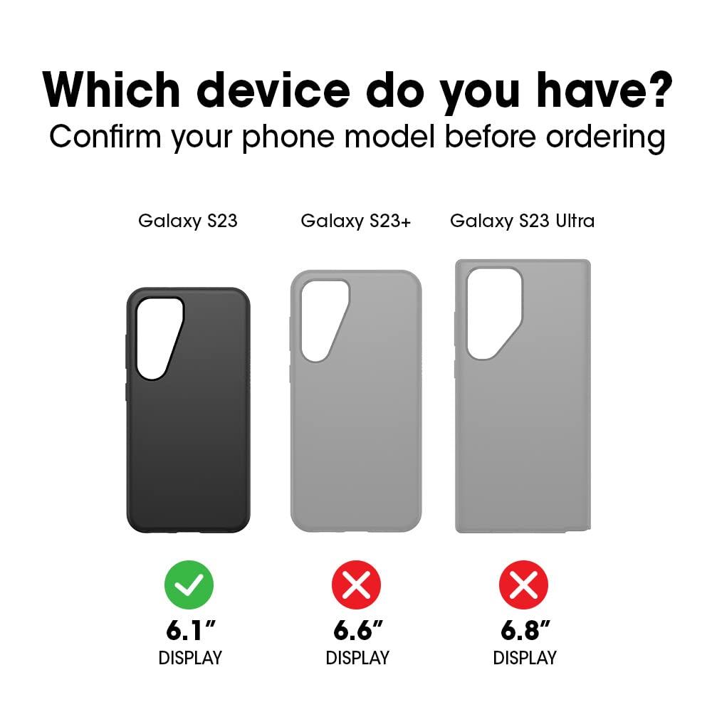 Otterbox - Defender Case For Samsung Galaxy S23 - Black