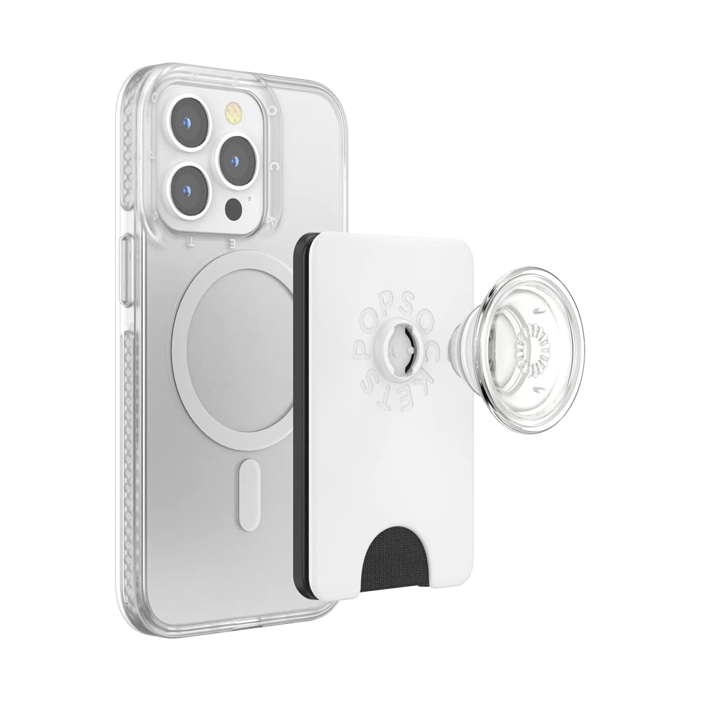 PopSockets MagSafe, White Clear V1, Small