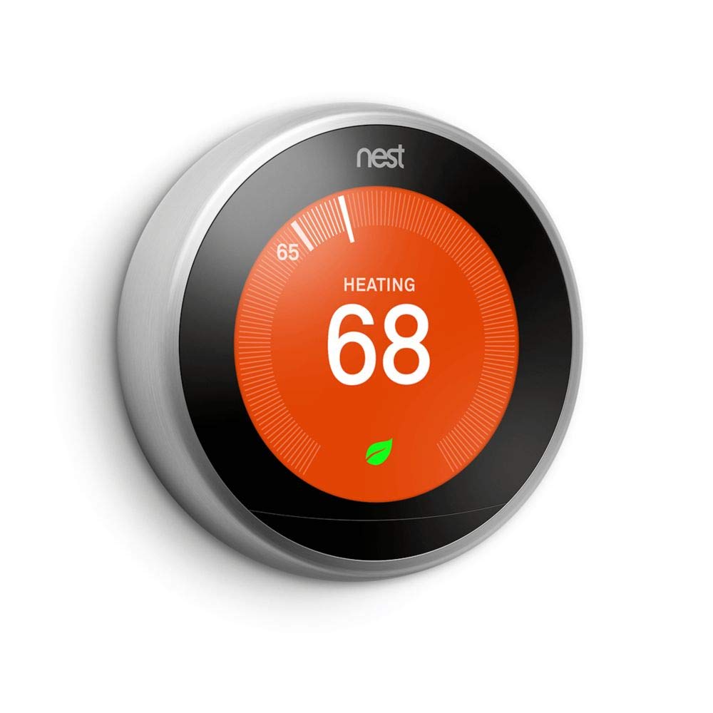 NEST - LEARNING THERMOSTAT - 3RD GENERATION - STAINLESS STEEL