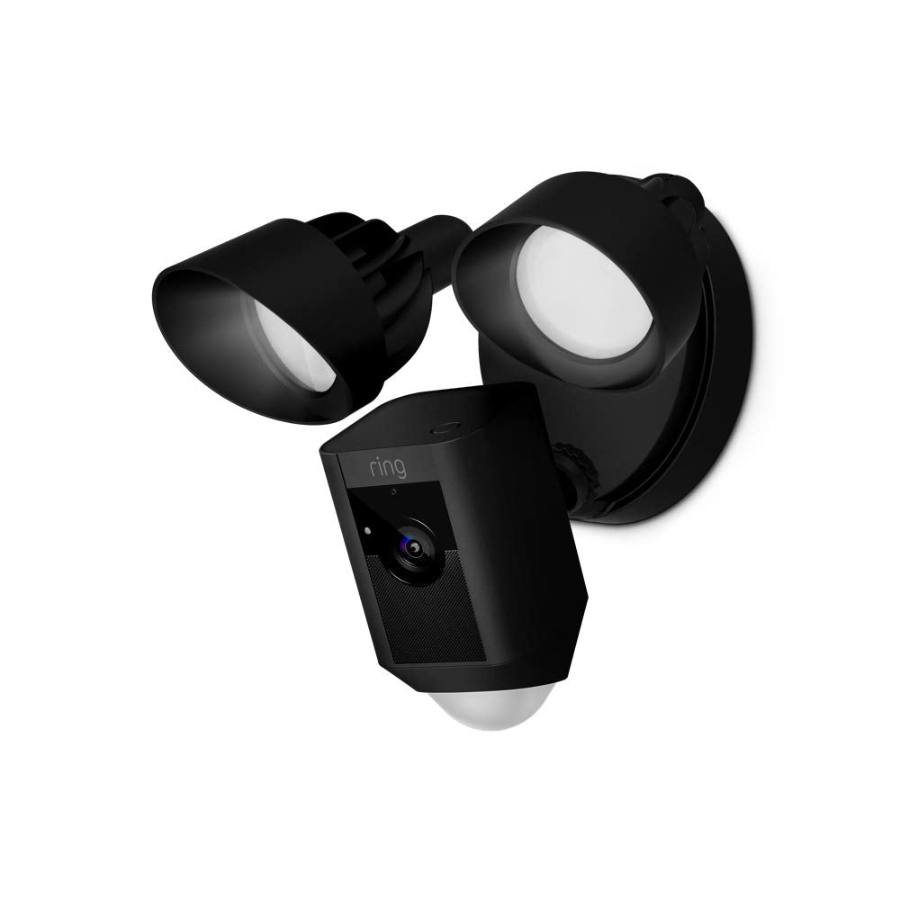 Ring Floodlight Cam X Black - lifetime video recording, 3-year device warranty, dedicated tech support - Distributor Bundle