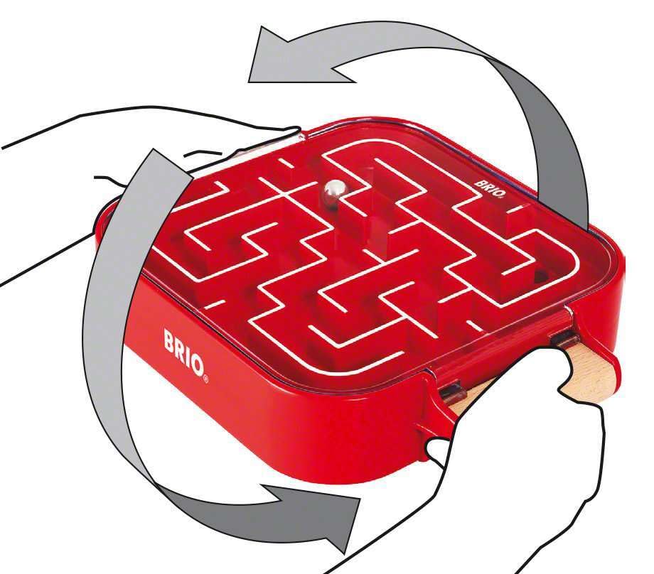 BRIO - 34100 Labyrinth Take Along | A Fun Travel Version of The Classic Labyrinth Game for Kids Ages 3 and Up