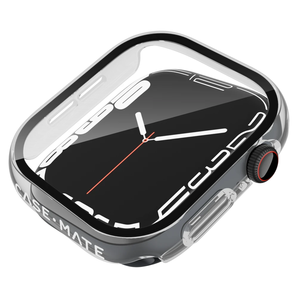 Case-Mate - Tough Case with Integrated Glass Screen Protector for Apple Watch Series 10 46mm - Clear