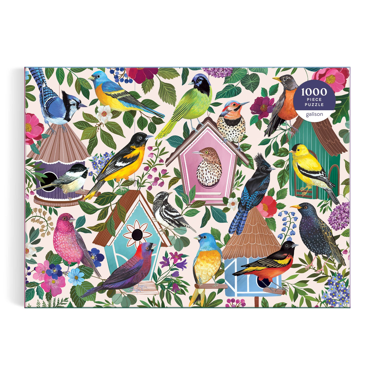 Galison - Birdhouse Lane 1000 Piece Puzzle