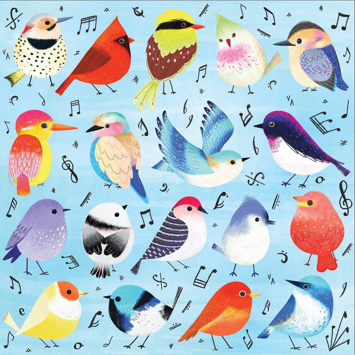 Mudpuppy - Songbirds 500 Piece Family Puzzle