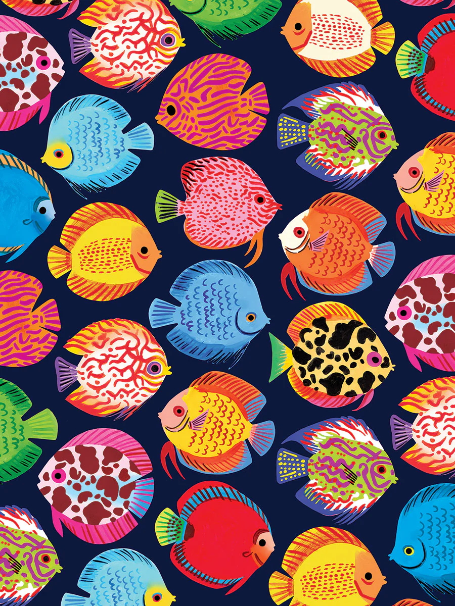 White Mountain Puzzles - Tropical Fish - 500 Piece Jigsaw Puzzle