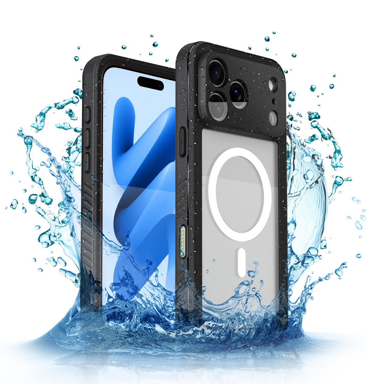 xBase iPhone 17 Pro Max - Waterproof MagSafe Compatible Case w/Wrist Strap