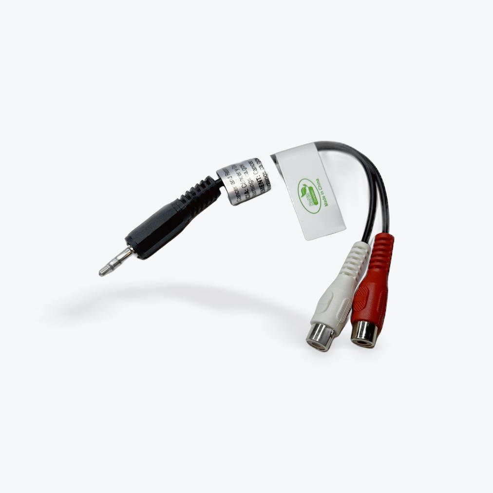 NEXT LEVEL 3.5MM STEREO PLUG TO 2-RCA JACK 6"