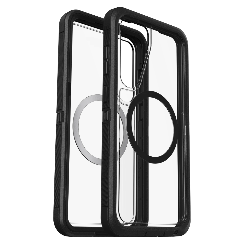 OtterBox - Defender Pro XT Clear Magnetic Case for Samsung Galaxy S25 Plus - Dark Side