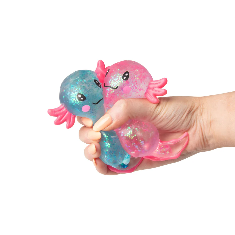 Showcase - Scrunchems® Sugar Axolotl Squishy Fidget Toy (1pc) Assorted