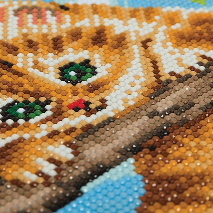 Crystal Art Mounted Kit (Med): Cherry Kitten