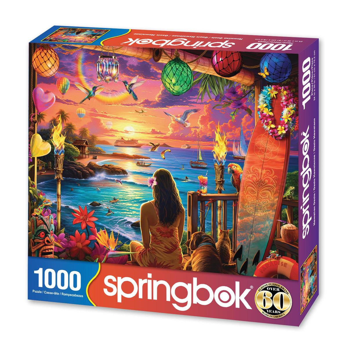 Springbok Hawaiian Oasis 1000 Piece Jigsaw Puzzle