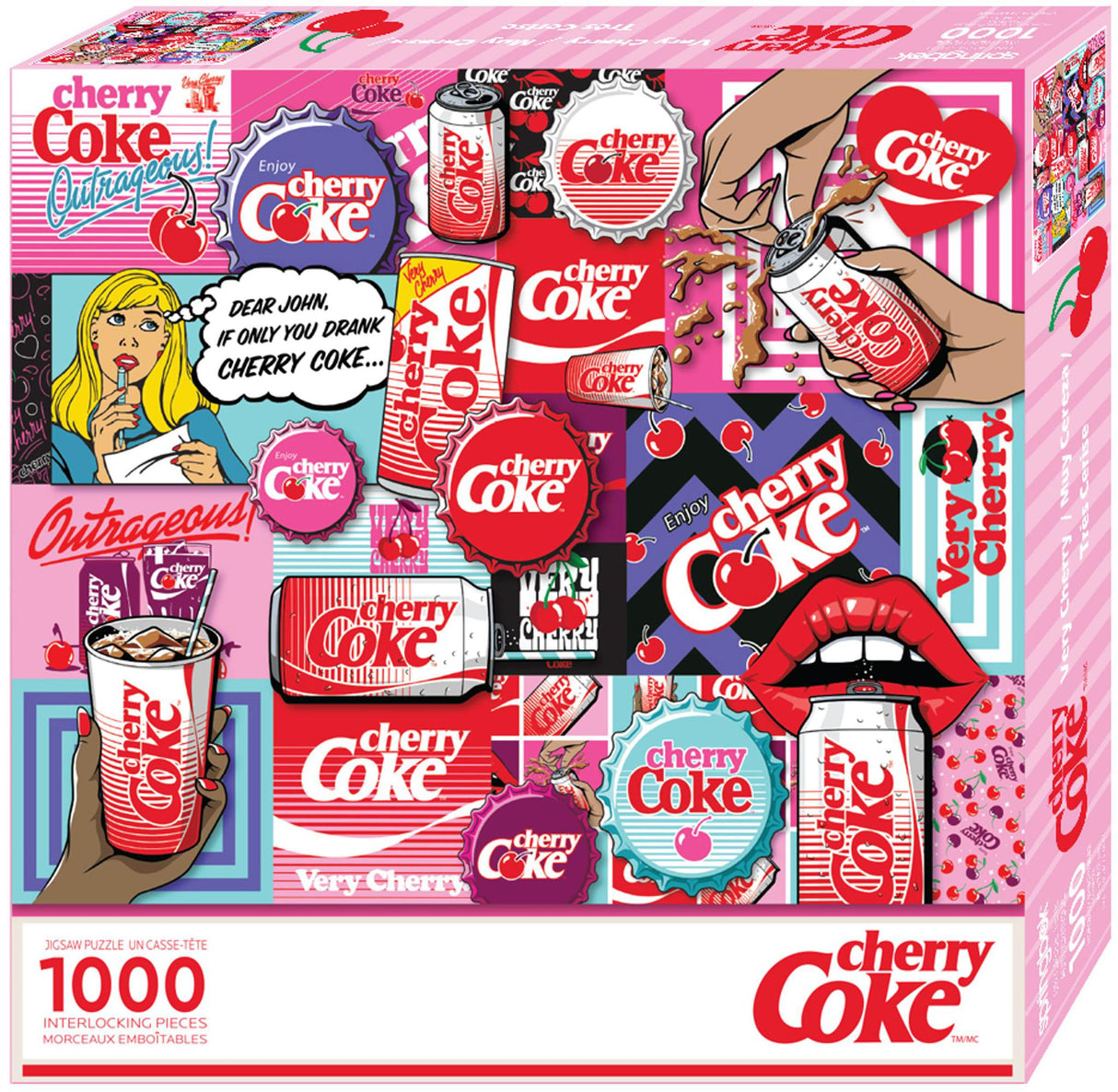 Springbok Coca-Cola Cherry Coke 1000 Piece Jigsaw Puzzle