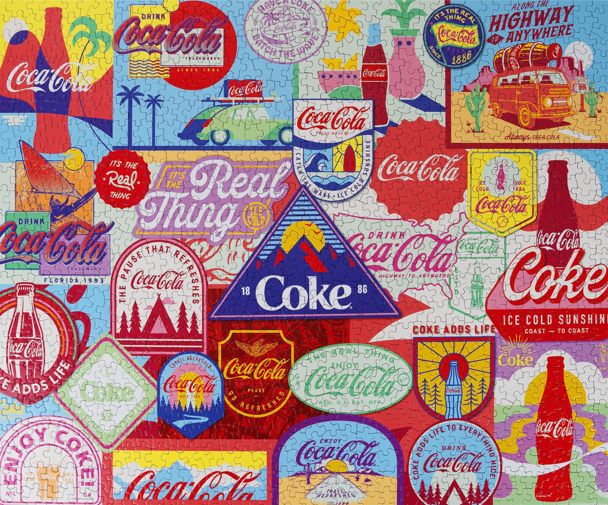 Springbok Outdoor Escape Coca-Cola 1000 Piece Jigsaw Puzzle