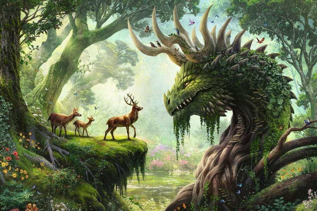 Ravensburger The Forest Dragon Awakes 3000 Pc Puzzle