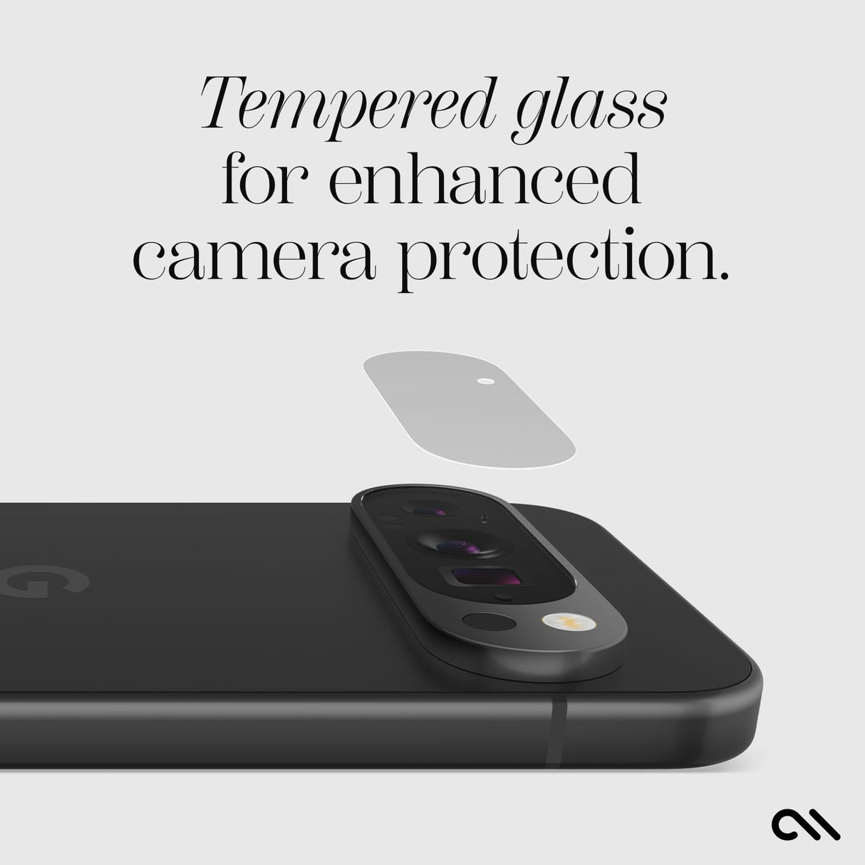 Case-Mate - Camera Lens Glass Protector for Google Pixel 9 Pro - Clear