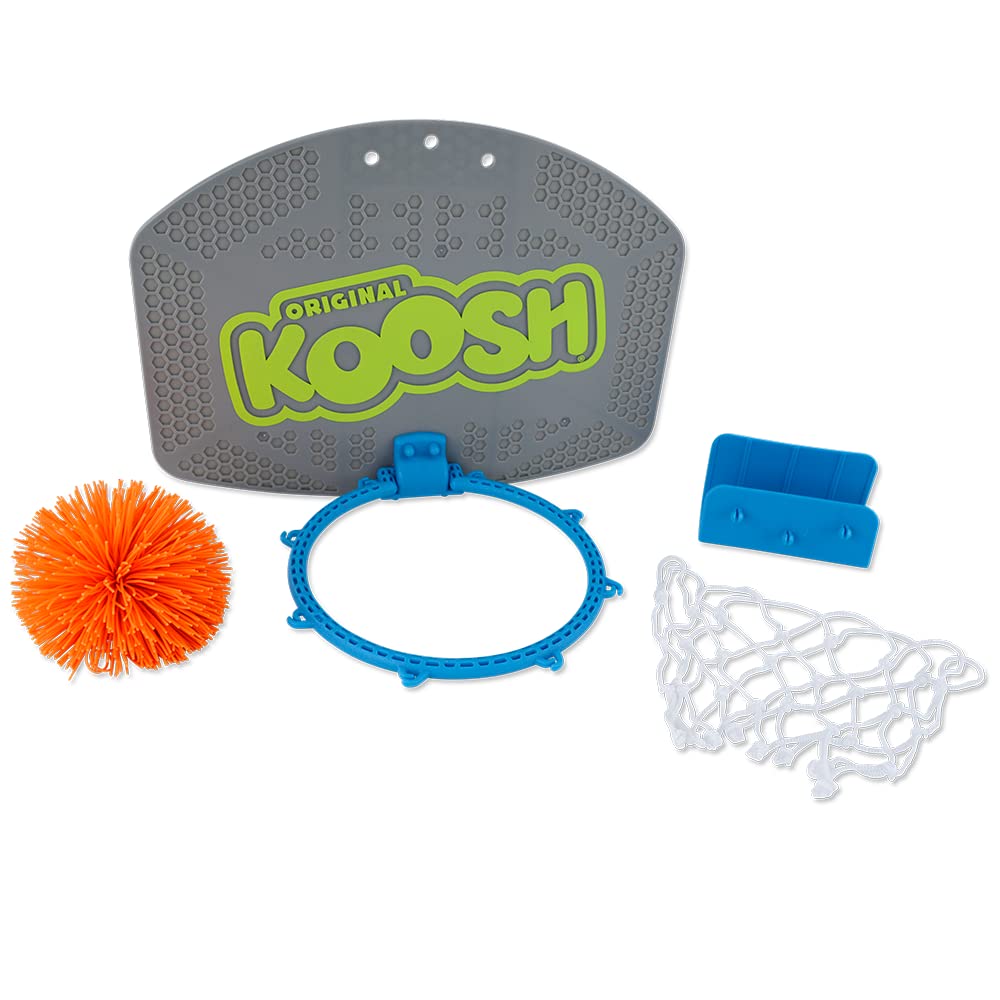 Koosh Hoops - Basketball Game for The Ball That's Easy to Catch and Hard to Put Down - Fidget Toy - Ages 6+
