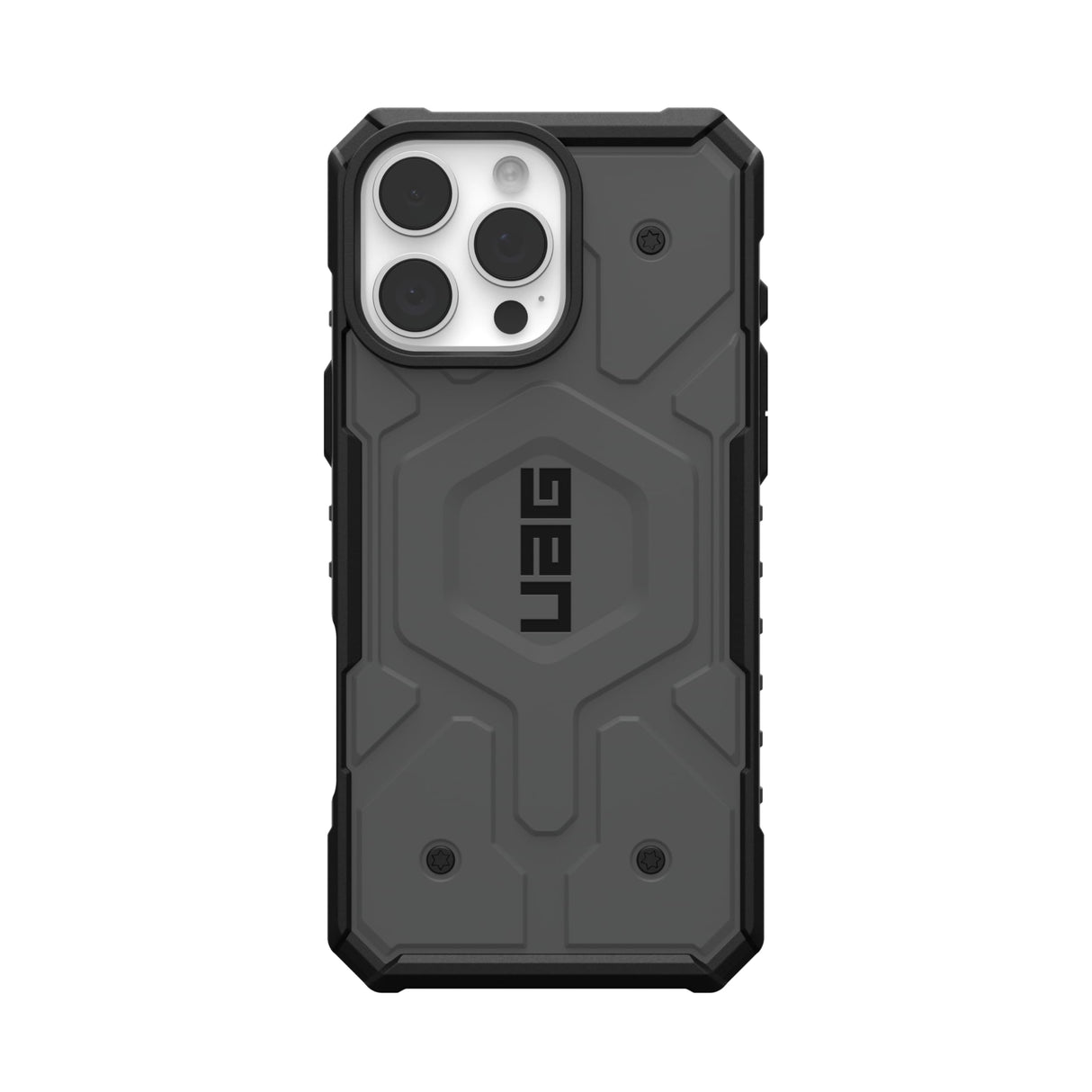 URBAN ARMOR GEAR UAG Designed for iPhone 16 Pro Max Case 6.9" Pathfinder - Compatible with MagSafe Charging Rugged Shockproof Anti-Slip Military Grade Protective Cover, Silver