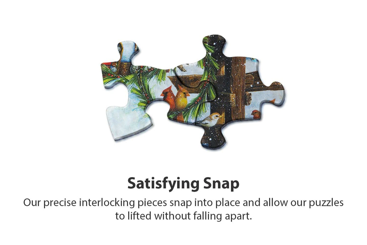 Springbok 1000 Piece Jigsaw Puzzle Western Snowman