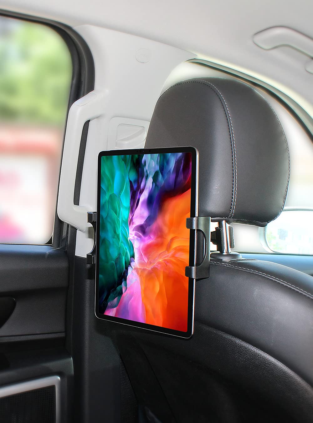 POWERPEAK PROMOUNT CAR HEADREST FOR TABLETS {5.25" TO 12" IN
